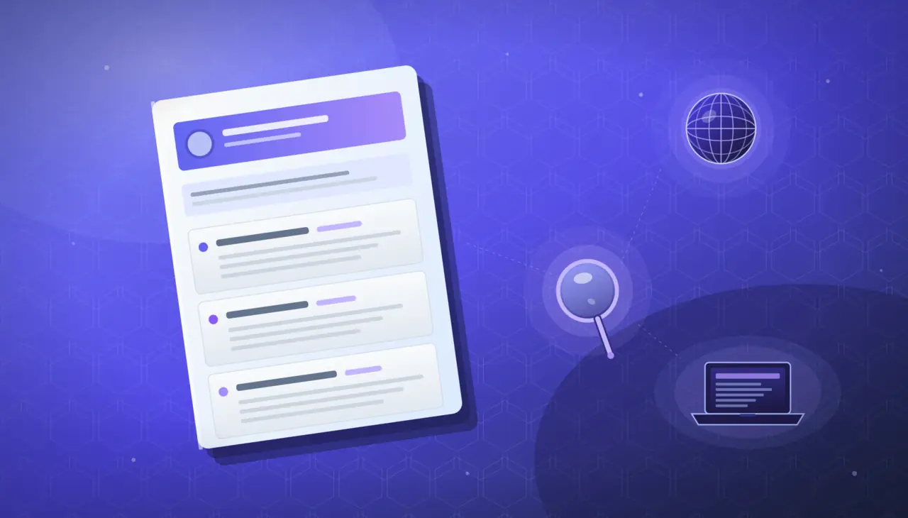 CV po angielsku dla programisty aplikującego do zagranicznej firmy IT — układ jednostronicowego CV z trzema kluczowymi sekcjami: Header z imieniem, tytułem stanowiska i tech stackiem, Summary w trzech zdaniach oraz Experience z akcyjnymi punktami zawierającymi liczby